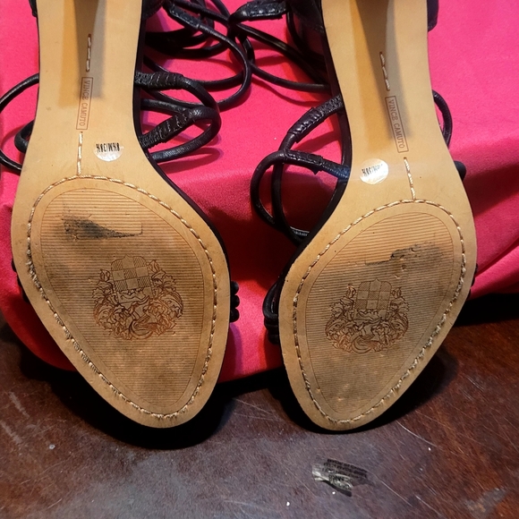 Vince Camuto Black Strappy Heels - Picture 12 of 12